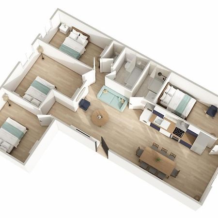 Appartement 4 Chambres Шампиньи-сюр-Марн Экстерьер фото